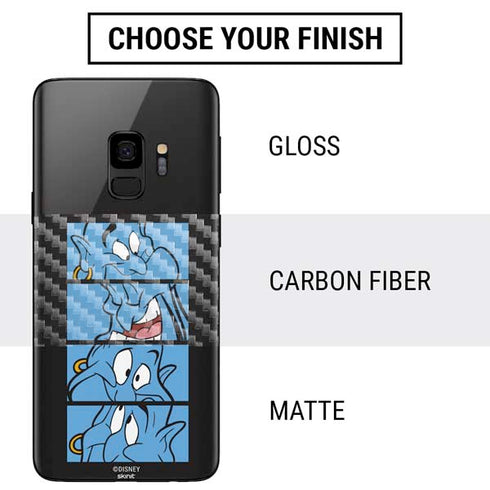 Disney Aladdin Genie Faces Grid Galaxy S9 Skin